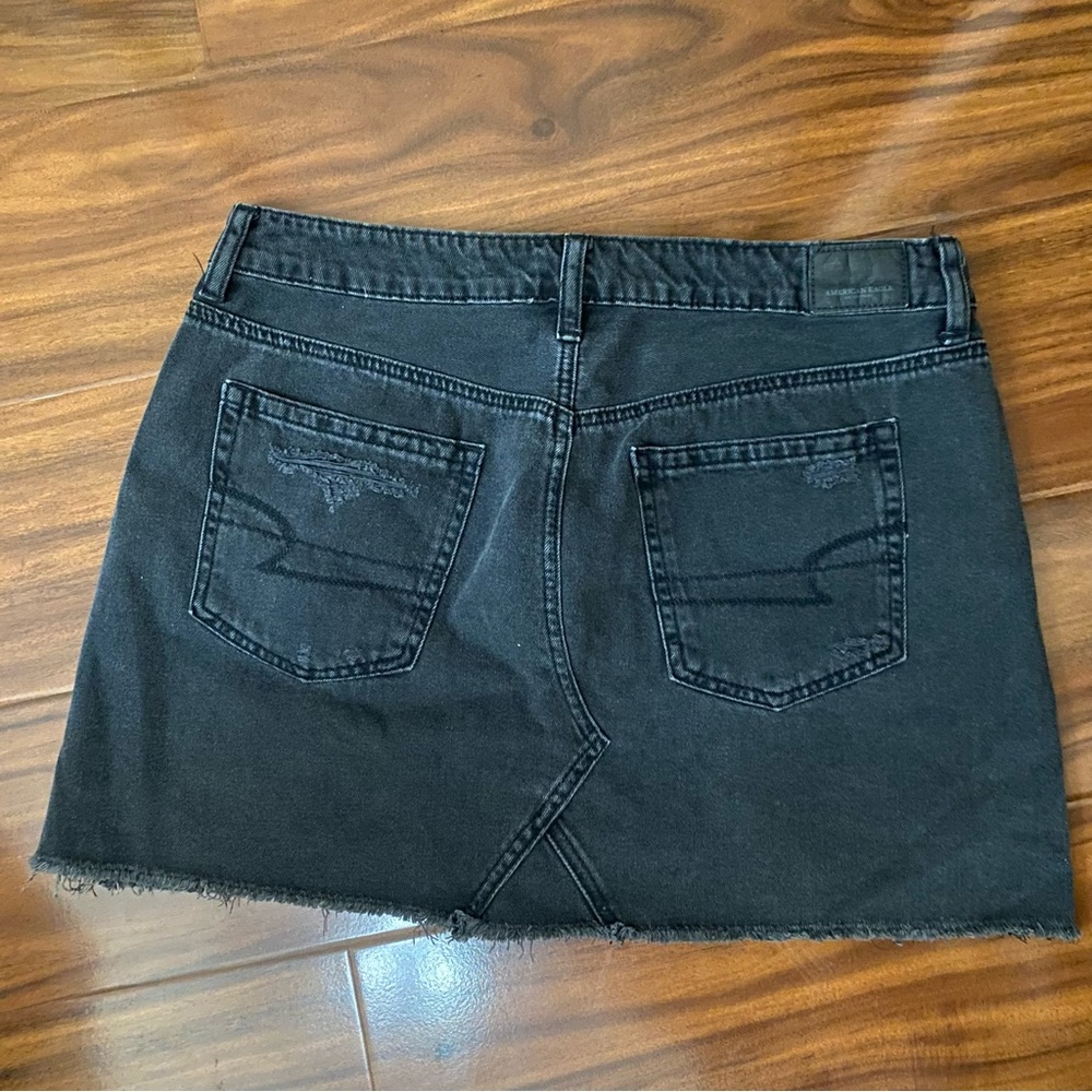 Distressed Denim AE Skirt - Picture 5 of 7